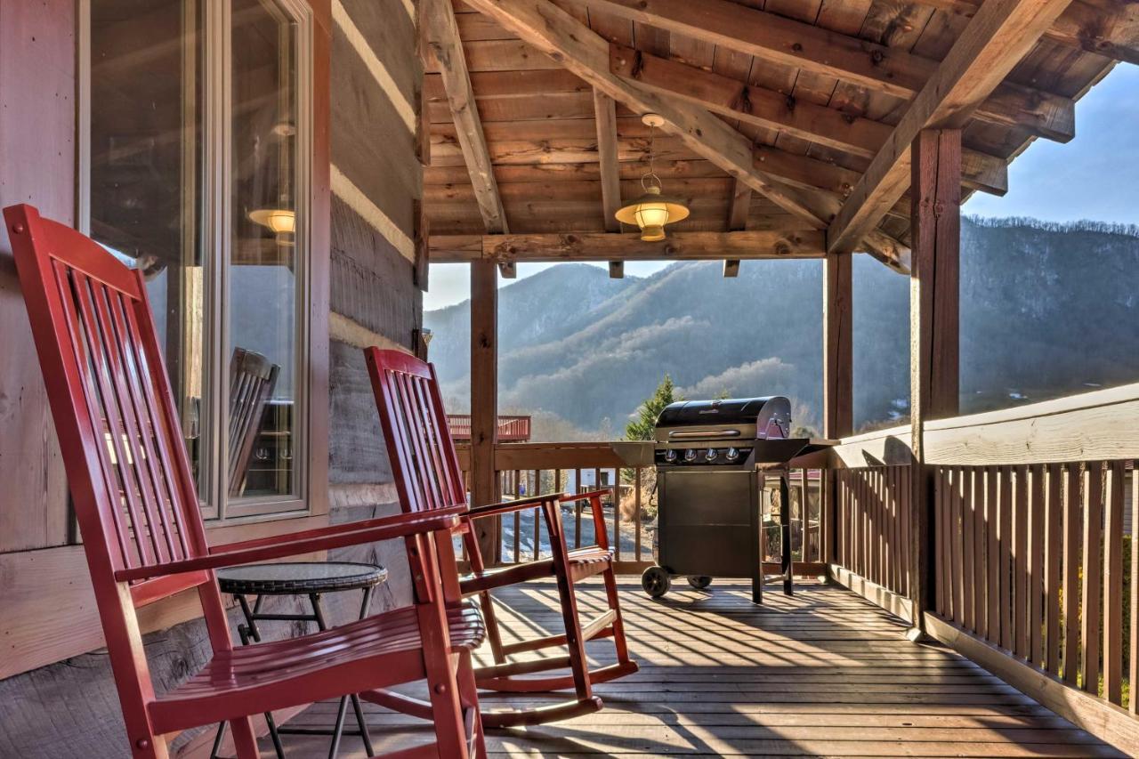 The Cabin At Marys Place With Deck And Mtn Views! Villa Maggie Valley Exterior photo