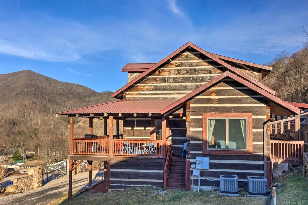 The Cabin At Marys Place With Deck And Mtn Views! Villa Maggie Valley Exterior photo